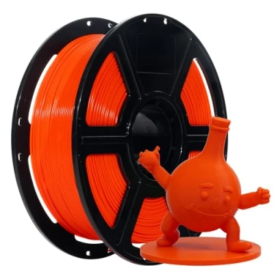 Image of FLASHFORGE High Speed PLA Filament 1.75mm, 500mm/s Printing, Rapid 3D Printer Tough and Flow for Fast Printing,1kg(2.2lbs)/Spool,Dimensional Accuracy ±0.02mm(Orange)