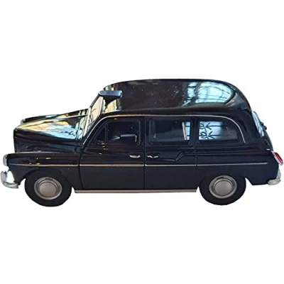 Image of Souvenir Collectable Die Cast London Black Taxi Model Pull Back &amp; Action