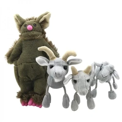 Image of The Puppet Company Three Billy Goats Gruff Story Finger Set