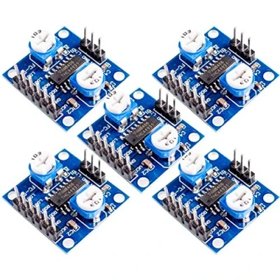 Image of TECNOIOT 5pcs PAM8406 Digital Amplifier Board 5Wx2 Stereo with Volume Potentiometer