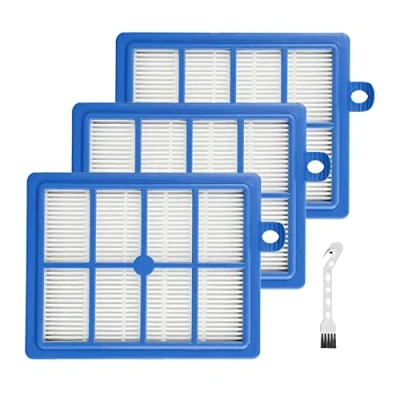 Image of Pack of 3 filter Replacement parts accessories for AEG VX6 VX7 VX8 VX9 LX7 LX8 LX9 2 1 ÖKO 9 2KO Vacuum Cleaner
