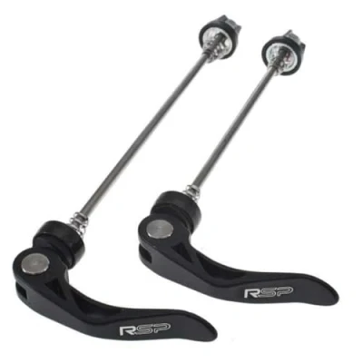 Image of Contrast RSP Quick Release Wheel Skewers 135mm &amp; 100mm Set Black