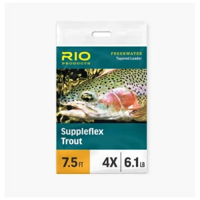 Image of RIO Products Suppleflex Trout Leaders 7.5ft 6X, 3 Pack