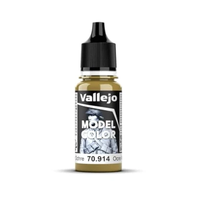 Image of Vallejo Model Color 17 ml Acrylic Paint Green Ochre