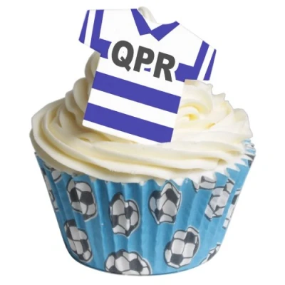 Image of Pack of 12 Edible Pre Cut Wafer QPR T Shirt deocrations 201 270 by CDA Products