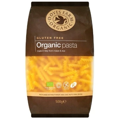 Image of (Pack Of 3) Organic Gluten Free Maize &amp; Rice Fusilli Pasta DOVES FARM
