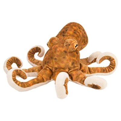 Image of Wild Republic Octopus Plush Soft Toy, Cuddlekins Cuddly Toys, Gifts for Kids 30 cm