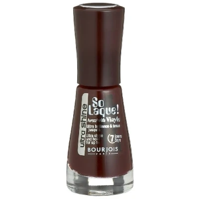 Image of Bourjois nail polish so laque ultra shine cerise noire 10ml