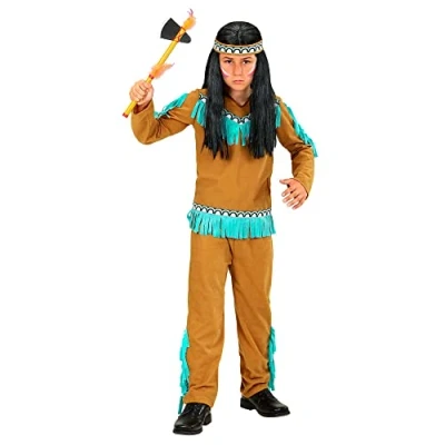 Image of Widmann 06676 ? Infant Costume, Jacket, Trousers and Headband (Brown, Size 128