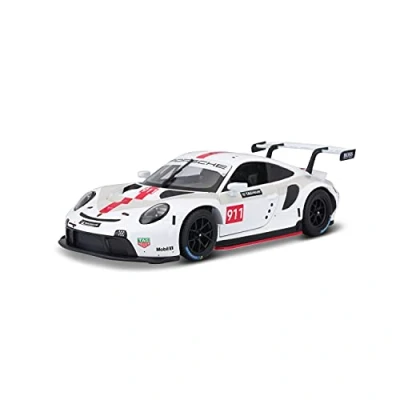 Image of Bburago B18 28013 Porsche 911 RSR GT 1:24 Scale Die Cast Collectible Car, Assorted Designs and Colours