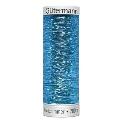 Image of Gutermann Sulky Holoshimmer Embroidery Thread 200m 6030 Navy Each
