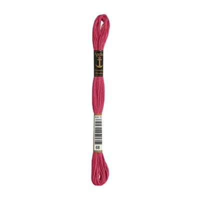 Image of Anchor 4635000 100% Cotton Embroidery Thread, Cotton, 00068 Azalee, azalee