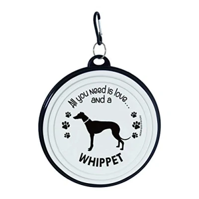 Image of Travel Dog Bowls Collapsible Bowl Large Dogs (Whippet)