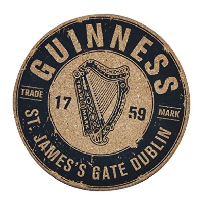 Image of Guinness Cork 1759 St James Gate Harp Placemat