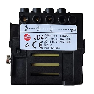 Image of KEDU electromagnetic relay,electromechanical relay with power failure and undervoltage protection function,16A 230V JD4 (JD4 8Pins 230V)