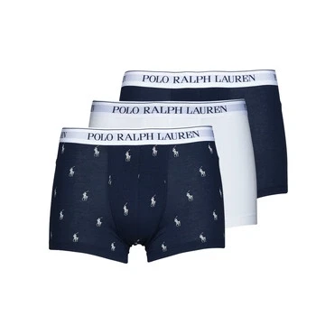 Image of Polo Ralph Lauren Classick Trunk 3 PACK Pants, Men&#039;s, Size: Small, Navy/white