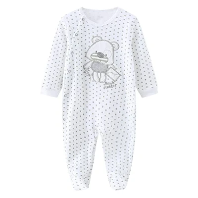 Image of Chamie Baby Clothes Newborn Sleepsuit Footed Cotton Grow for Boys and Girls,9 12 Months