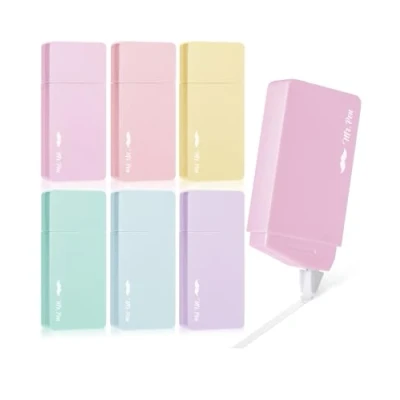 Image of Mr. Pen Aesthetic Correction Tape, 0.2&quot; x 236&quot;, 6 pcs, Pastel Colors, Cute White Out Tape Whiteout