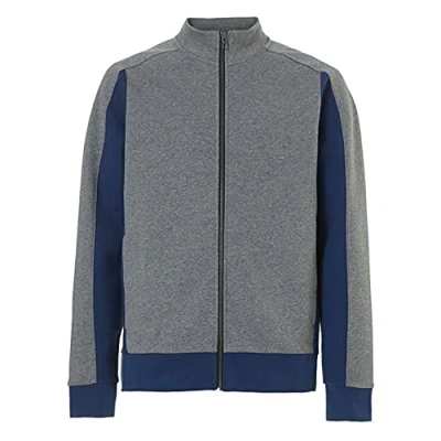 Image of Oakley Mens Block Color Fleece Zip Up Sweatshirt Grey 472424 24G