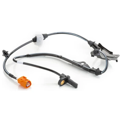 Image of 57450SDAA01, 57450SDAA02 ABS Sensor HELLA 6PU 230 040 181 Front Axle Right with holder Hall 2 pin connector