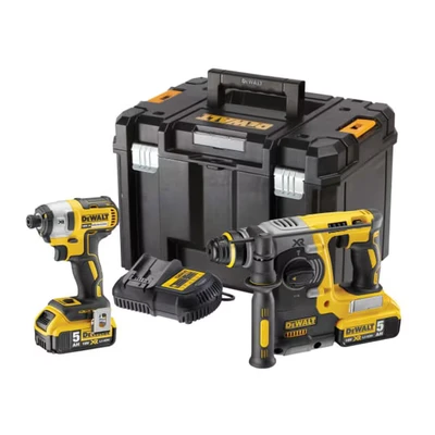 Image of DeWALT DCK2532P2 Twinpack Brushless SDS Drill &amp; Impact Driver