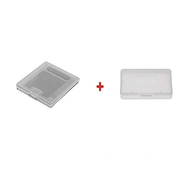 Image of Ruitroliker 10pcs Game Cartridge Case Clear Protection for Gameboy Color GBC &amp; Games Dust Cover White protecton Advance GBA