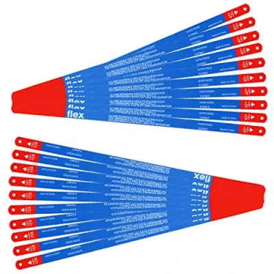 Image of 20 Pcs Hacksaw Replacement Blades, JatilEr Metal Cutting Blades with 18 Teeth and 24 Per Inch