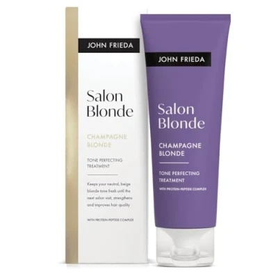 Image of John Frieda Salon Blonde Tone Perfecting Hair Treatment Champagne 120ml