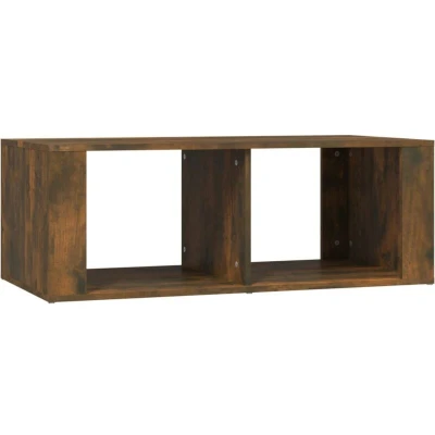 Image of vidaXL Coffee Table Smoked Oak 100x50x36 cm Engineered Wood
