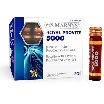 Image of Marny&#039;s Pure Real Jelly 3,850 mg Royal Provite 5000 Maximum Energy for Special Periods 20 Vials 415 g