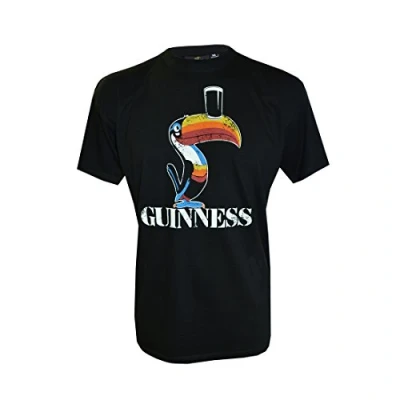 Image of Guinness Toucan T Shirt Black (X Large)
