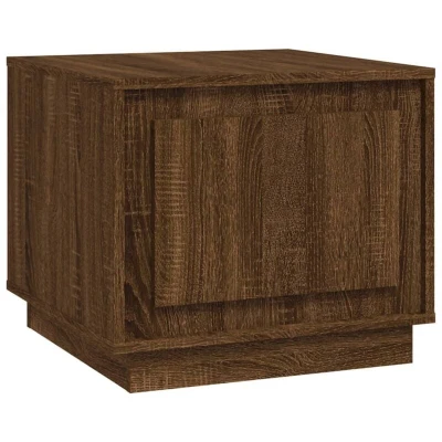 Image of vidaXL Coffee Table Brown Oak 51x50x44 cm Engineered Wood