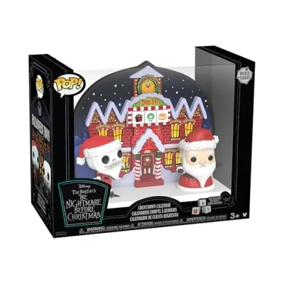 Image of Funko Countdown Calendar: The Nightmare Before Christmas Dual Side Collectable Vinyl Mini Figures Gift Idea Holiday Xmas for Girls, Boys &amp; Kids