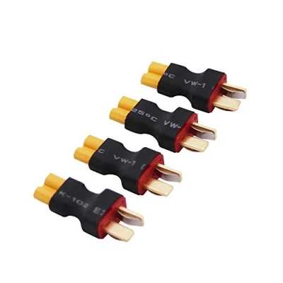 Image of OliRC 4pcs XT30 XT 30 Female to Deans Style T Plug Male Connector Adapter(C148 4)