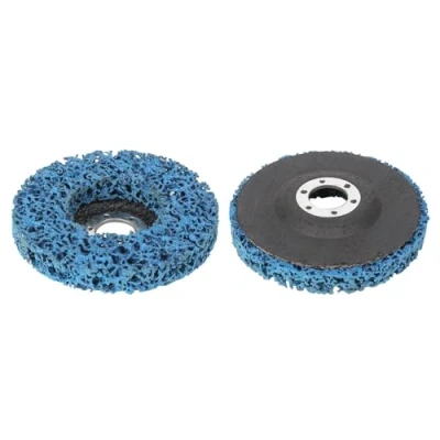 Image of 5pcs Poly Strip Abrasive Disc Rust Paint Remover Cleaning Grinding Wheel for Angle Grinder 115mm(115x14x22)