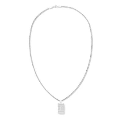 Image of Tommy Hilfiger Jewelry Men&#039;s Stainless Steel Pendant Necklace 2790316