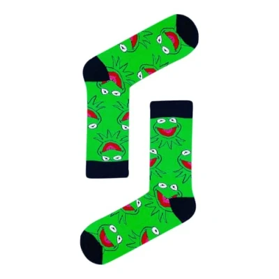 Image of Frog Socks/Funny Socks/Unisex Socks/Novelty Socks/Cute Socks