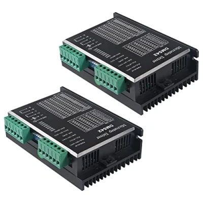 Image of 2Pack CNC Digital Microstep Driver DM542 2 Phase Stepper Motor 20 50V DC Max 4.2A for Nema 17, 23 and 34 Series Motor, Replace M542 M542H