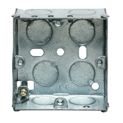 Image of Appleby Installation 1 Gang Adjustable Lug Flush Steel Box 35mm Sb615