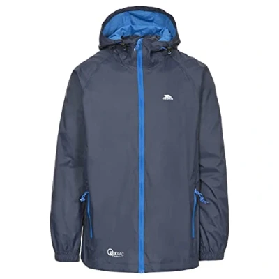 Image of Trespass Womens Qikpac Compact Pack Away Waterproof Rain Jacket, NAVY, XS EU