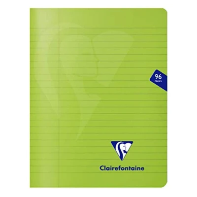 Image of Clairefontaine Ref 303745C Mimeys Side Stapled Notebook (96 Pages) 170 x 200mm Size, Polypro Cover, 90gsm Brushed Vellum Paper, Lined (+Margin) Ruling Assorted Colours (Pack of 10)
