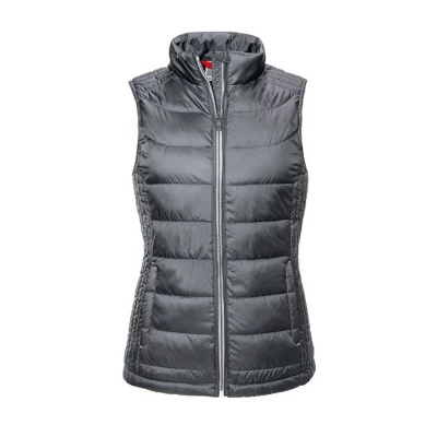 Image of Russell Athletic Womens/Ladies Nano Body Warmer (Iron) Grey Size 2XL