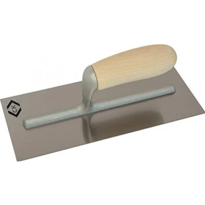 Image of C.K Finishing Trowel Carbon Steel Wood Grip 280x120mm