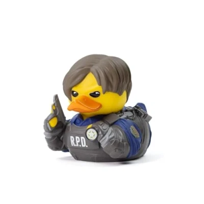 Image of TUBBZ Boxed Edition Leon S. Kennedy Collectible Vinyl Rubber Duck Figure Official Resident Evil Merchandise Horror TV, Movies &amp; Video Games