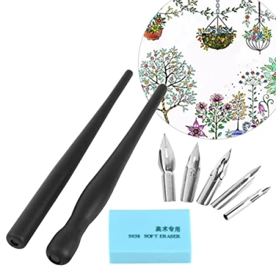 Image of Oumefar Manga Pen Comic Nib Pens Set Calligraphy Mapping Writing Beginners for Drawing