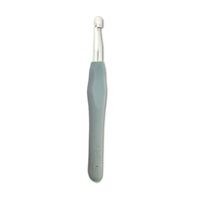 Image of The Quilted Bear Crochet Hooks Ergonomic Soft Grip Silicone Rubber Handle for Knitting &amp; Great Beginners with Full Range of Hook Sizes Available! (8mm Hook)