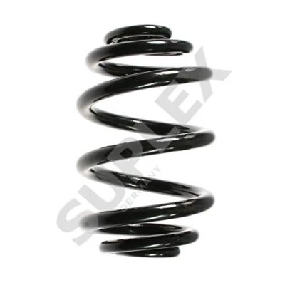Image of 33536750758 Coil spring SUPLEX 06213 Rear Axle with inconstant wire diameter, Mini Block white (4x) BMW: 3 Touring