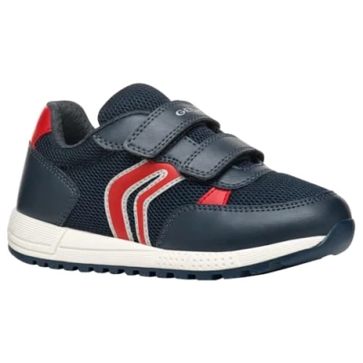 Image of Geox J ALBEN BOY boys&#039;s Children&#039;s Shoes (Trainers) in Blue