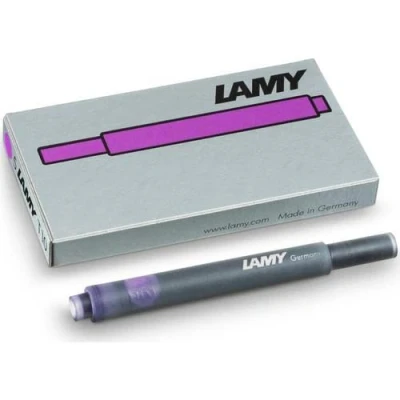 Image of Lamy T10 Ink Cartridges Packs of 5 Purpleaa