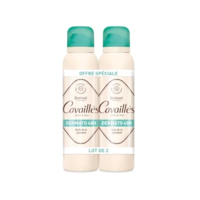 Image of Rogé Cavaillès Dermato Deodorant Anti Odor 48H Spray 2 x 150ml
